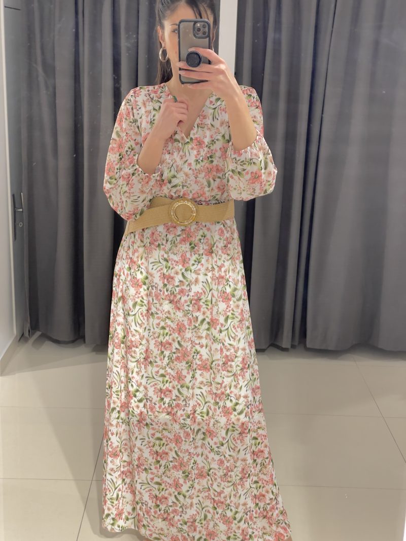 Floral maxi φόρεμα